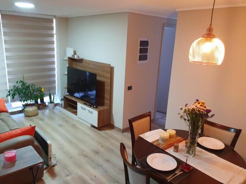 Valdivia Apartamento | Dpto full equipado,dormitorio en suite en Valdivia