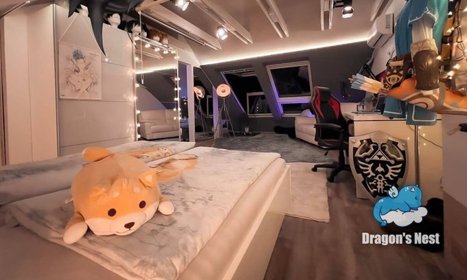 Schwaig bei Nuernberg Apartamento | Dragon’s Nest: Cozy & modern attic loft Nuremberg