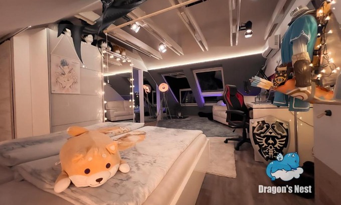 Schwaig bei Nuernberg Apartamento | Dragon’s Nest: Cozy & modern attic loft Nuremberg