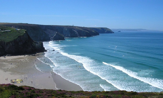 Porthtowan Casa | Espectaculares vistas al mar a lo largo de la costa norte de Cornwall hacia St Ives