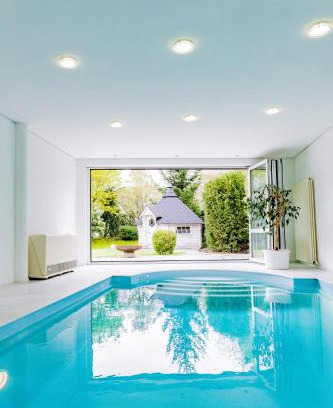 Weil am Rhein Apartamento | Dreamapartment La Vigna "Stone" Suite mit eigenem Indoorpool & Sauna & Grillhütte - Weil am Rhein