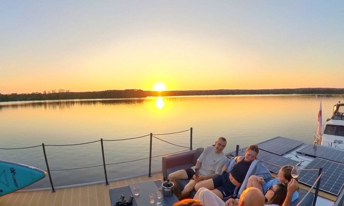 Bad Saarow Alquiler De Eote | Houseboat - luxury vacation on the Scharmutzelsee Bad Saarow