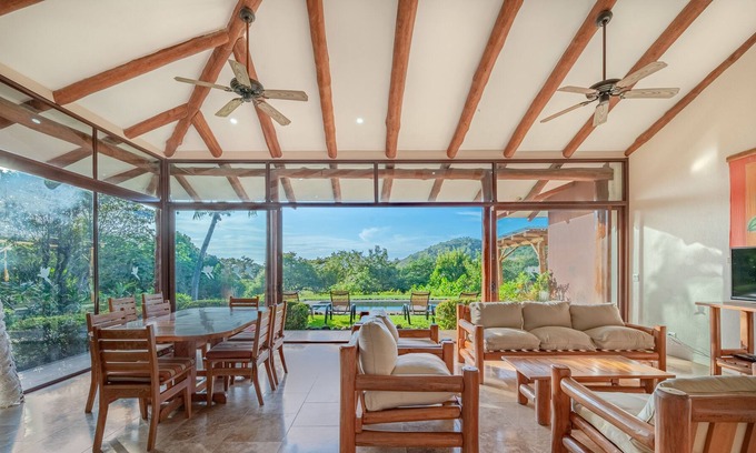 Islita Villa | Dreamy coastal getaway with private pool, roof deck, & furnished patio