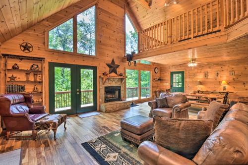 Ellijay Casa | Dreamy Ellijay Resort Cabin with Game Room and Decks!
