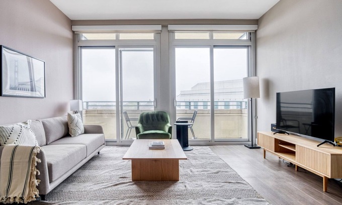 Mountain View Apartamento | Dreamy Mountain View 2BR w/ W/D, Gym & Lounge, nr highways, by Blueground