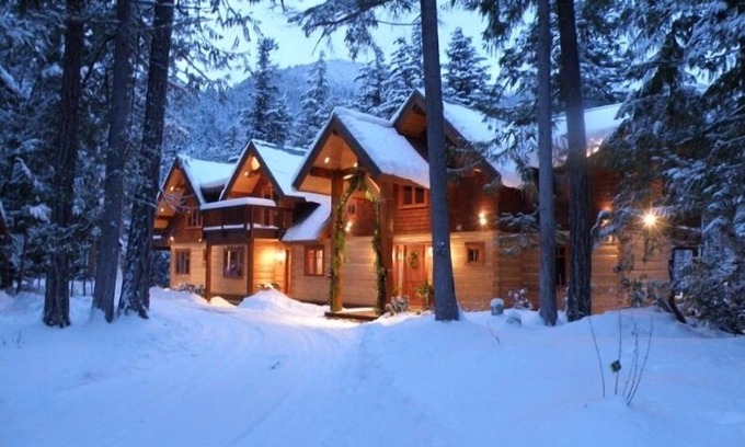 D'Arcy Cabina | Drumkeeran House - Magnífica cabaña frente al lago y montaña Log - 5 estrellas de lujo