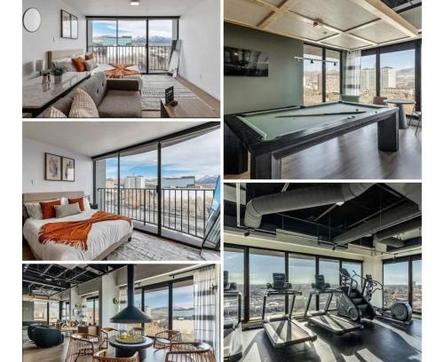 Downtown Salt Lake City Apartamento | DT Studio Gym Pool Table 11th Floor Parking