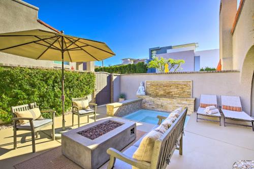 Downtown Palm Springs Apartamento | Dtwn Palm Springs Condo BBQ, Pool, Fire Pit, etc!
