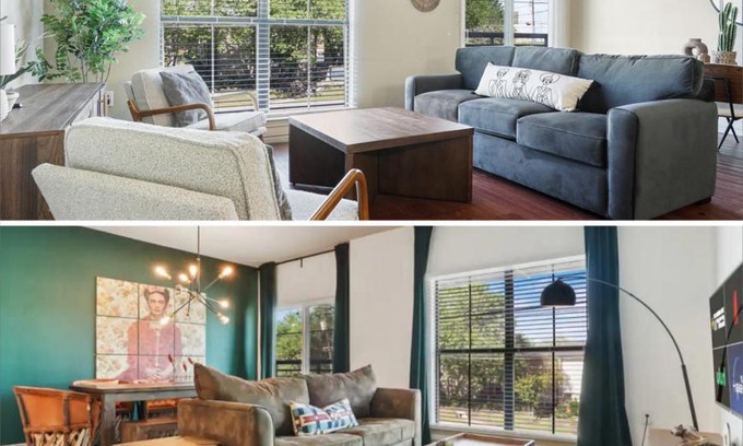 North Loop Apartamento | Dual Urban Oasis 8BR in Vibrant North Loop Hub