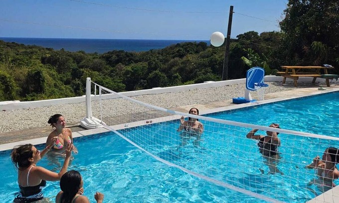 Camino Nuevo Casa | Dual Villas: Private One-Story Home in Yabucoa Puerto Rico with new pool,AC&wifi