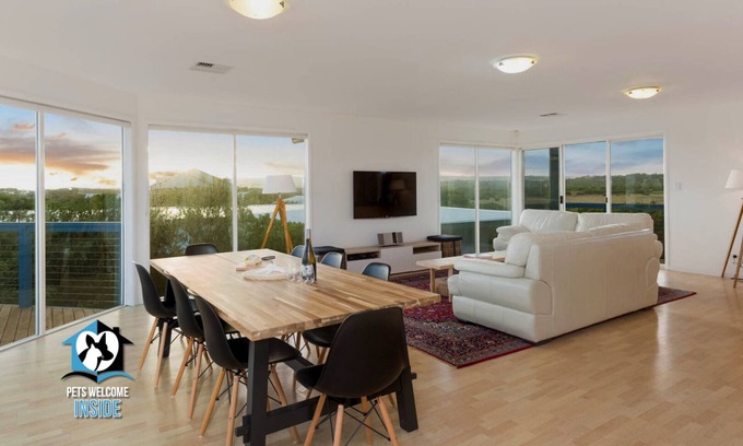 Goolwa Beach Casa | DUNE: MANTÉNGASE, vistas únicas de 270o de dunas y pasos para llegar a la playa