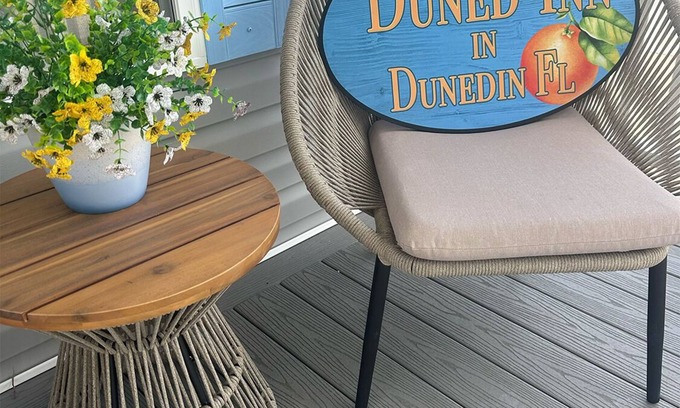 Palm Harbor Cabaña | Duned-Inn: Where Dunedin Charm, Beach Days, and Pool Time Fun Collide