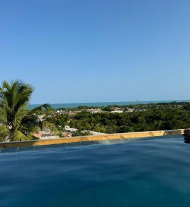 Porto Seguro Casa | Duplex 3 suítes Ar wifi e vista total da orla