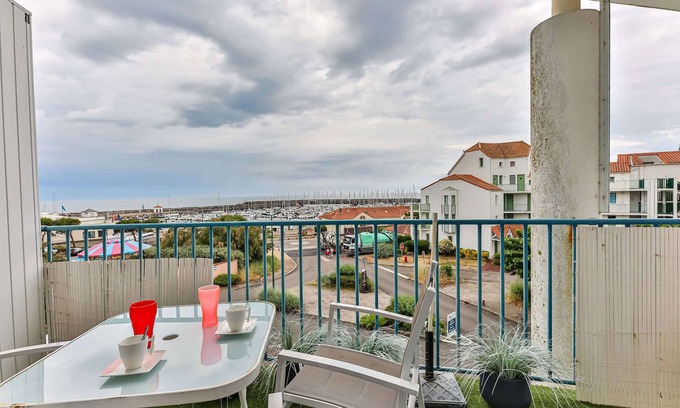 Bourgenay Apartamento | Duplex 4 étoiles, vue mer et port de plaisance
