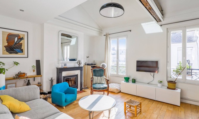 Le Pre-Saint-Gervais Apartamento | Duplex Béranger - Welkeys