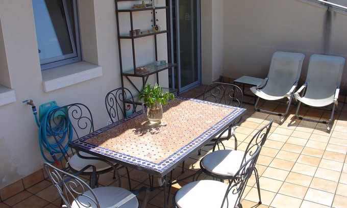 Centro de Sitges Apartamento | Duplex centro Sitges a 50 metros playa- WIFI gratis, A/C y Parking privado