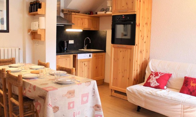 Les Claux Apartamento | Duplex cosy à Vars Les Claux, 4-5 pers, proche pistes et commerces - FR-1-330B-172