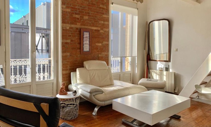 Cote Pavee Apartamento | Duplex de charme en centre-ville avec terrasse