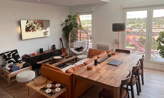 Corbeil-Essonnes Apartamento | Duplex de la Gare, Rooftop, Jacuzzi