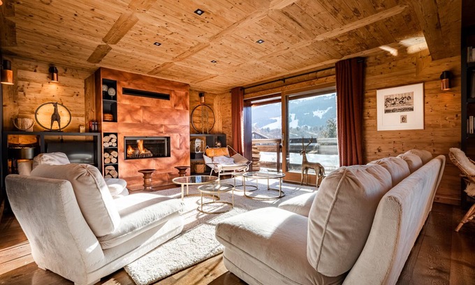 Le Planellet Apartamento | Duplex Design Mont d'Arbois Megève at the foot of the slopes and the golf course