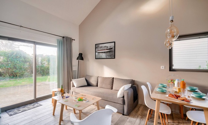 Penmarch Chalet De Esquí | Dúplex para 6 - 100m playa de Pors Carn - Surf