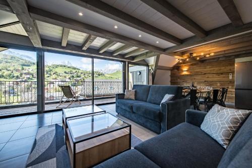 Albiez-le-Vieux Apartamento | Duplex in Albiez-Montrond with terrace