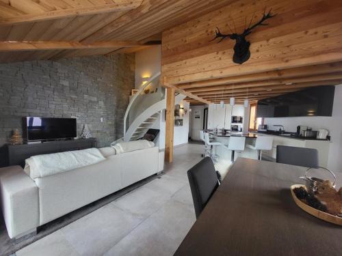 Montgenevre Apartamento | Duplex lumineux près des pistes avec Wi-Fi et garage - FR-1-266-236