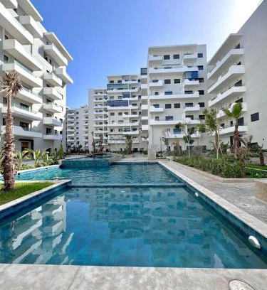 Ain Harrouda Apartamento | Duplex Luxe 3 Chambres Vue Mer & Piscine à Zenata Eco City