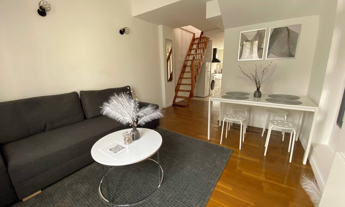 Saint-Ouen-l'Aumone Apartamento | Duplex Minimaliste > 30 min de Paris