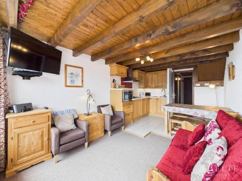 La Rosiere Apartamento | Duplex rénové avec balcon et parking, à 100m des pistes - FR-1-398-529
