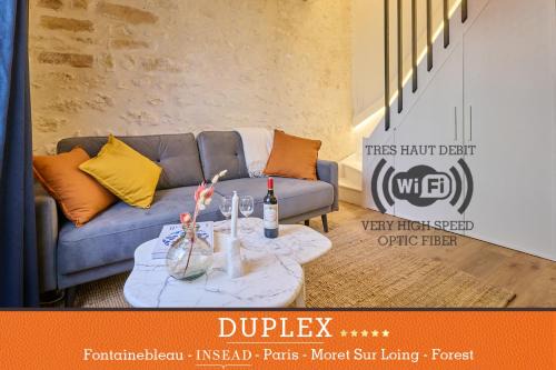 Veneux-les-Sablons Apartamento | Duplex standing 7min➤Fontainebleau-INSEAD⎮45min➤Paris