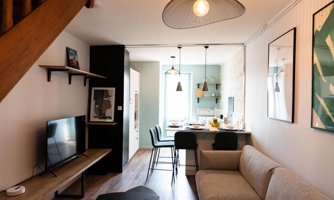 Deux Croix-Banchais Apartamento | Duplex T3 moderne et lumineux Angers