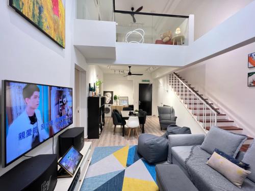 Gelang Patah Apartamento | Duplex Town House at EcoBotanic Near Legoland with Netflix and KTV System