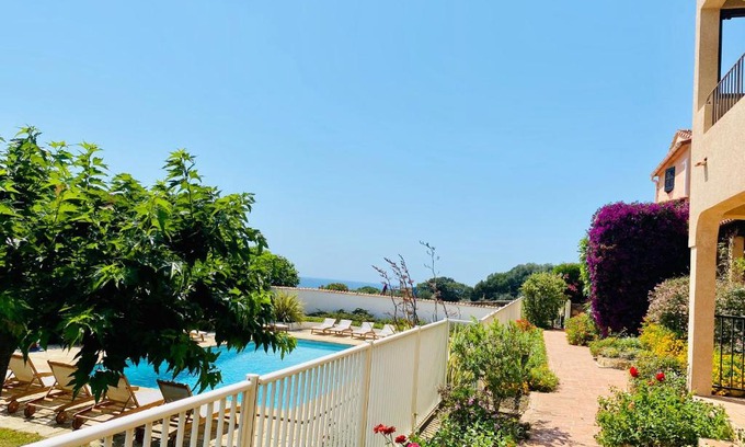 Propriano Apartamento | Duplex vue Piscine B