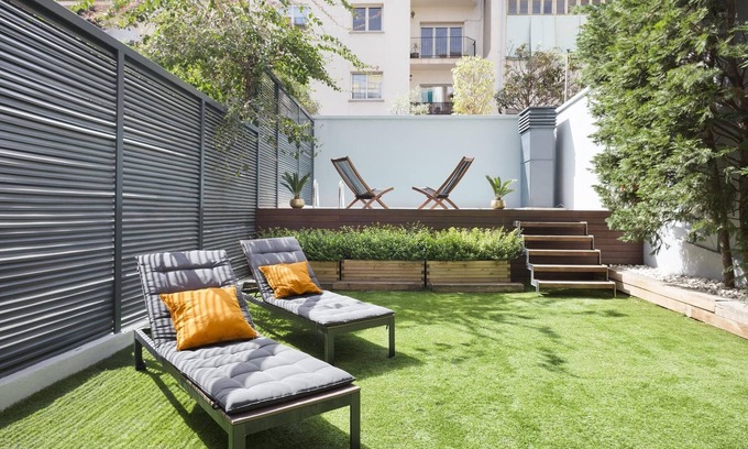 Sant Gervasi Apartamento | Dúplex con jardín y piscina privada para 10