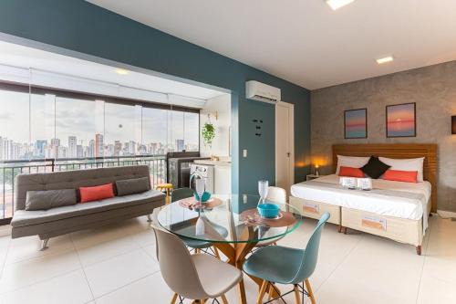 Campo Belo Apartamento | Easy Star - Lindo Studio no coração do Campo Belo - PU01H