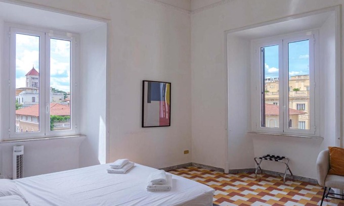 Rione XVI Ludovisi Apartamento | EasyTopStay - Villa Borghese Large Apartment