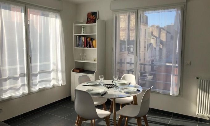 Le Havre Apartamento | Echappée mer - 4 pers - Parking privé - Ascenseur - 60m2