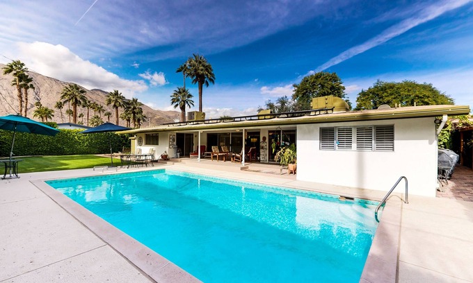 Deep Well Ranch Casa | Eclectic mid-century, dog-friendly home with private pool, yard & gas grill