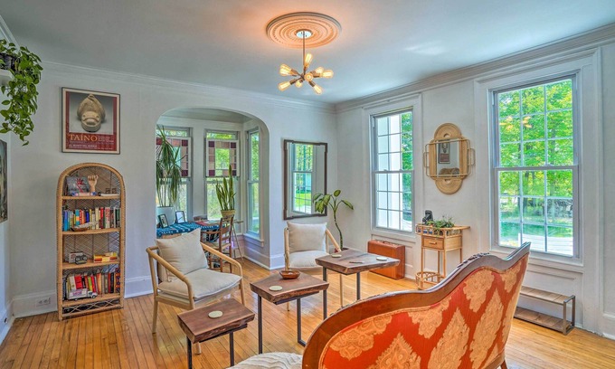 Troy Casa | Eclectic Troy Home w/ Hot Tub - Pet Friendly!