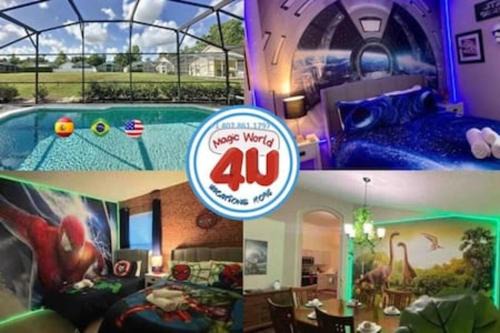 Westridge Casa | Eco 4 Bdr Thematic & Saltwater Pool Game Room