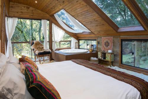 Urubici Chalet De Esquí | Eco cabana Inkanto com hidro