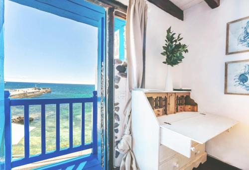 Arrieta Casa | Eco Fisherman's Seafront Cottage - Fantastic Views - Private Courtyard