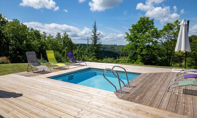 Plazac Cabaña | Eco-lodge, 3* gite for 8 people with swimming pool