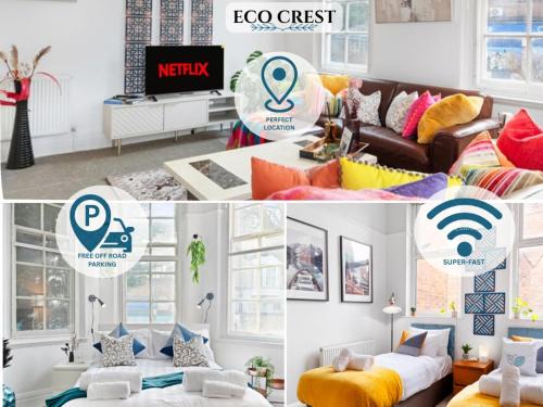 Nottingham Apartamento | EcoCrest-Superior 2 Bedroom - Free Parking - Sleeps 5 guests