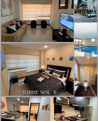 Puerto Santa Ana Apartamento | Ecusuites Torre sol mall del sol
