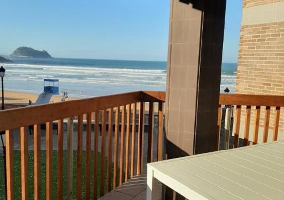 Zarautz Apartamento | Egona-MUS9 Espectacular 1ª Línea Playa-piscina