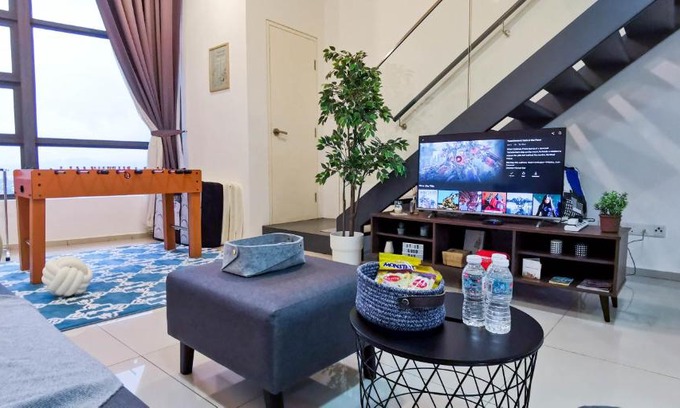 Bandar Tun Razak Apartamento | EkoCheras Loft 5 pax, #SoccerTable #AboveMall #Cozy #FreeCarPark