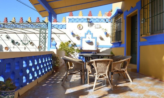 Aznalcazar Cabaña | Casa confortable. Alquiler íntegro, wifi gratis, piscina, barbacoa, patio.