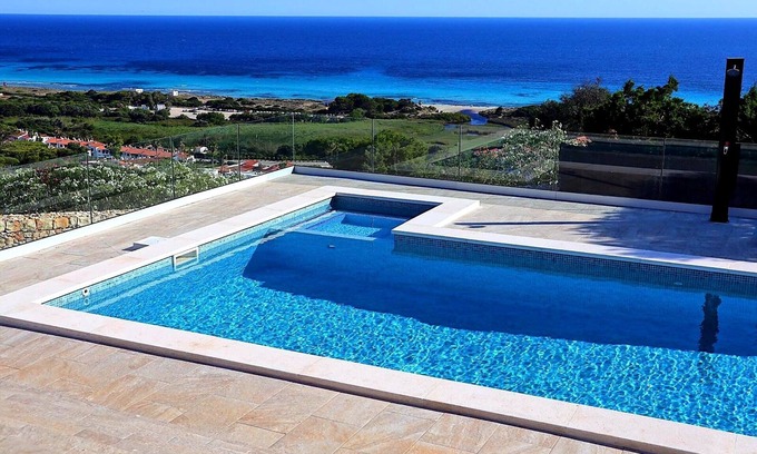 Sant Jaume Mediterrani Villa | PANORAMICAS VISTAS, ELEGANCIA, JARDÍN, Y UNA ESPECTACULAR PISCINA